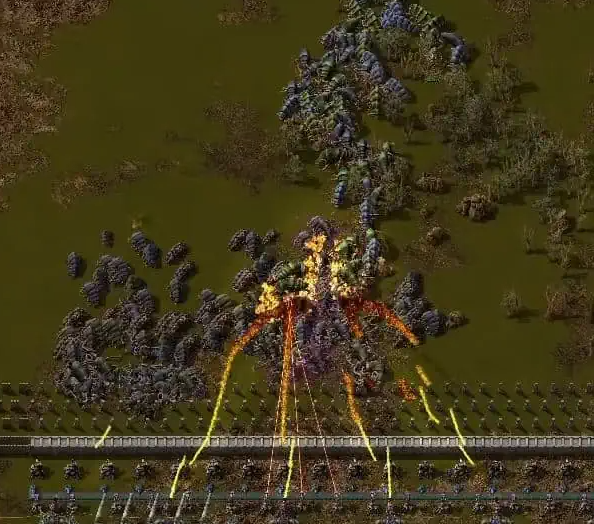 Factorio Alien Attack